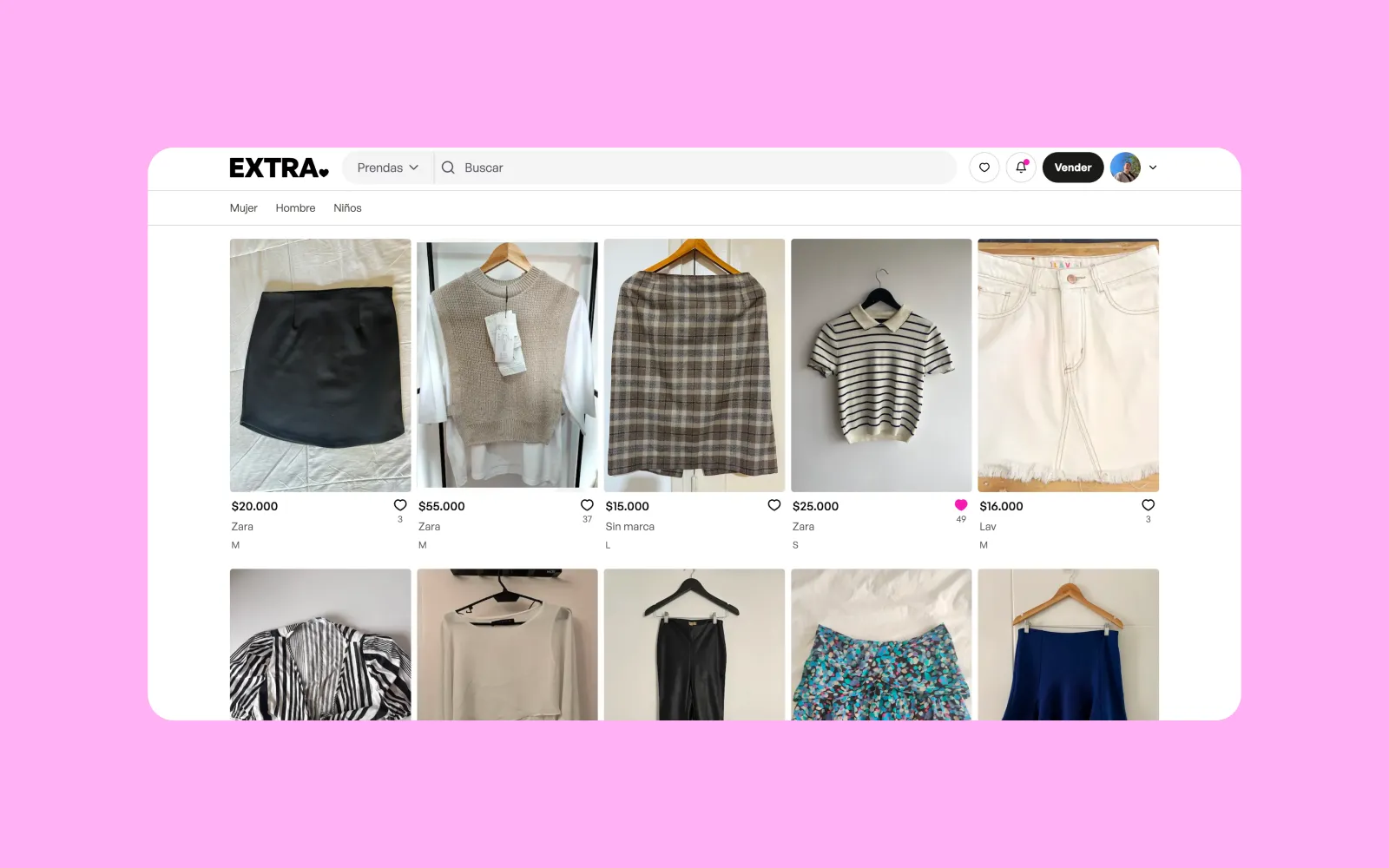 EXTRA vs Renová tu vestidor: ¿dónde conviene comprar y vender?