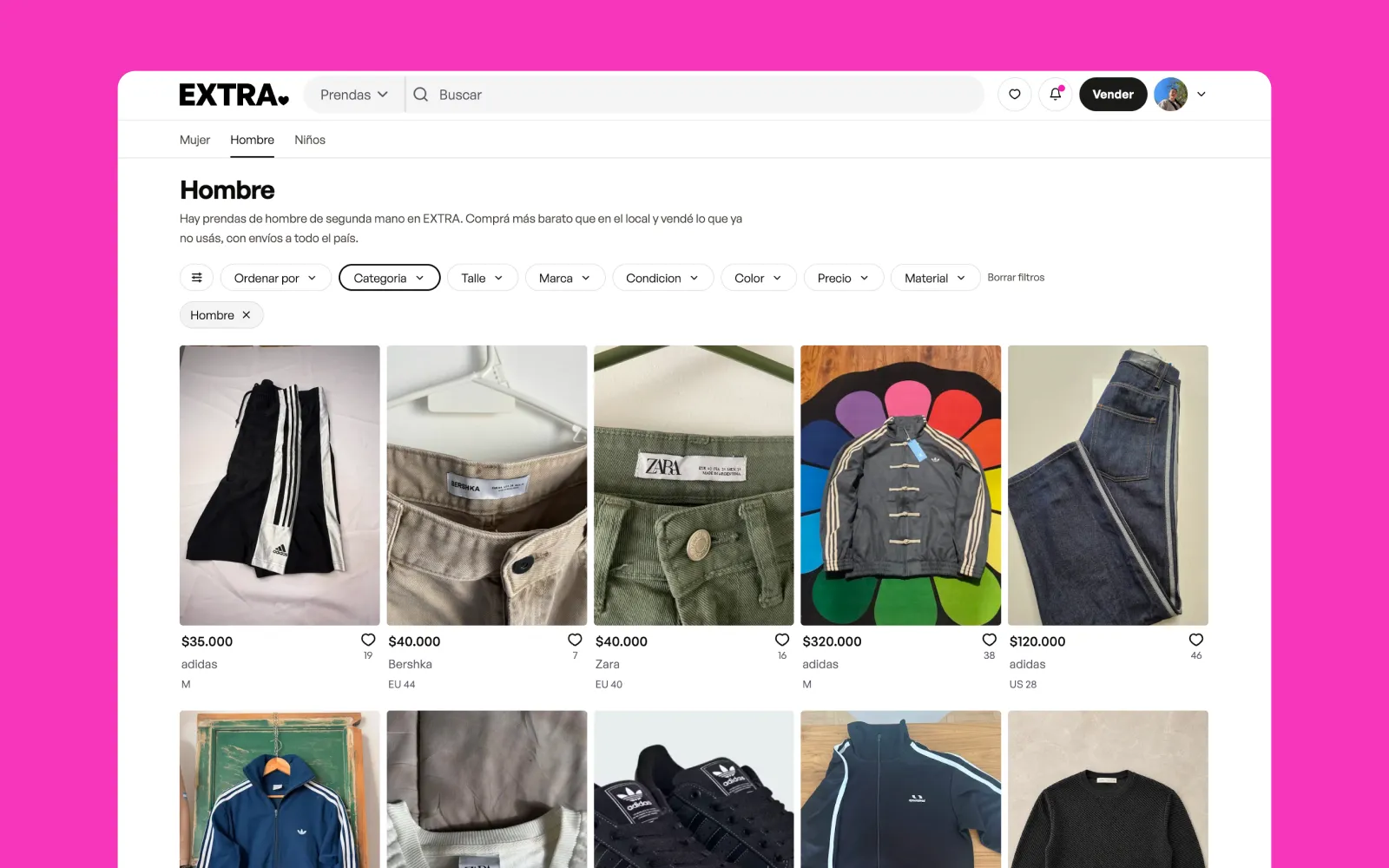 Ropa de hombre usada: marcas argentinas que conviene buscar